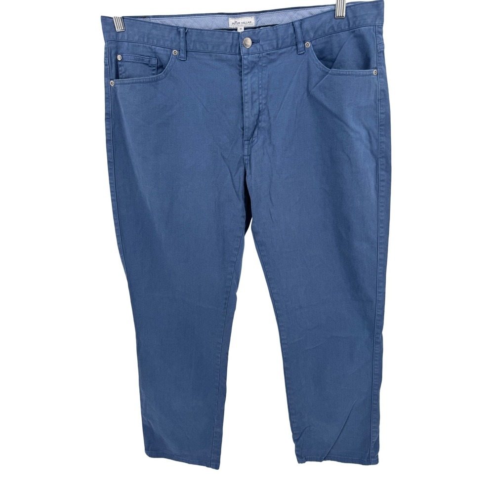 Peter Millar Pants Size 40 Blue Modern Fit‎ Casual Chino Golf Travel